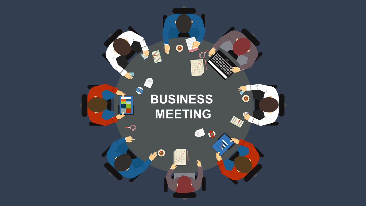business meeting powerpoint presentation examples